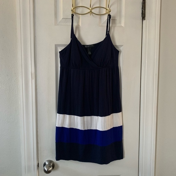 INC International Concepts Dresses & Skirts - INC Blue & White Summer Dress Size M #252